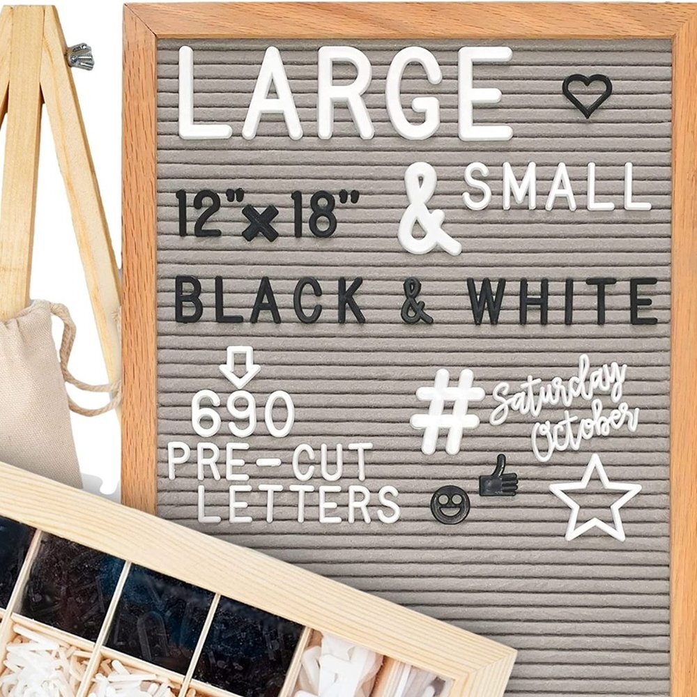 +690 PRECUT Letters, Cursive, Wooden Sorting Tray